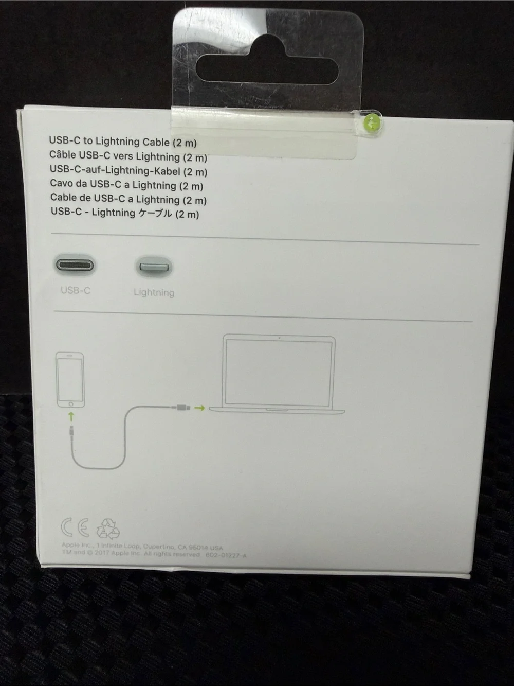 Apple USB-C to Lightning Cable — White